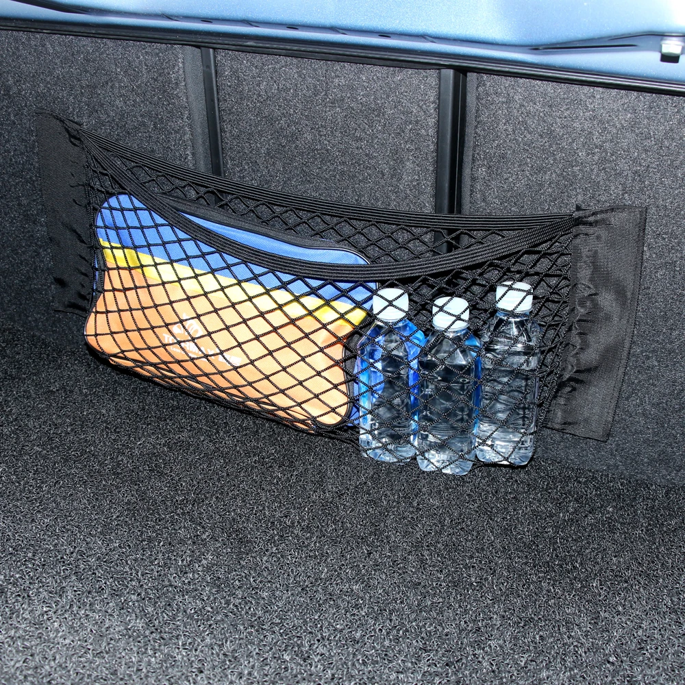 Universal Car trunk net bag Nylon SUV Auto Cargo Storage Mesh Holder Universal For Cars Luggage Nets Travel Pocket