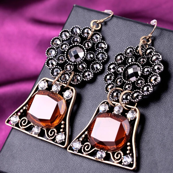 

Pendientes Mujer Brincos New Design Fashion Charm Jewelry Lovely Geometric Hollow Out Drop Earrings For Women Factory Wholesale