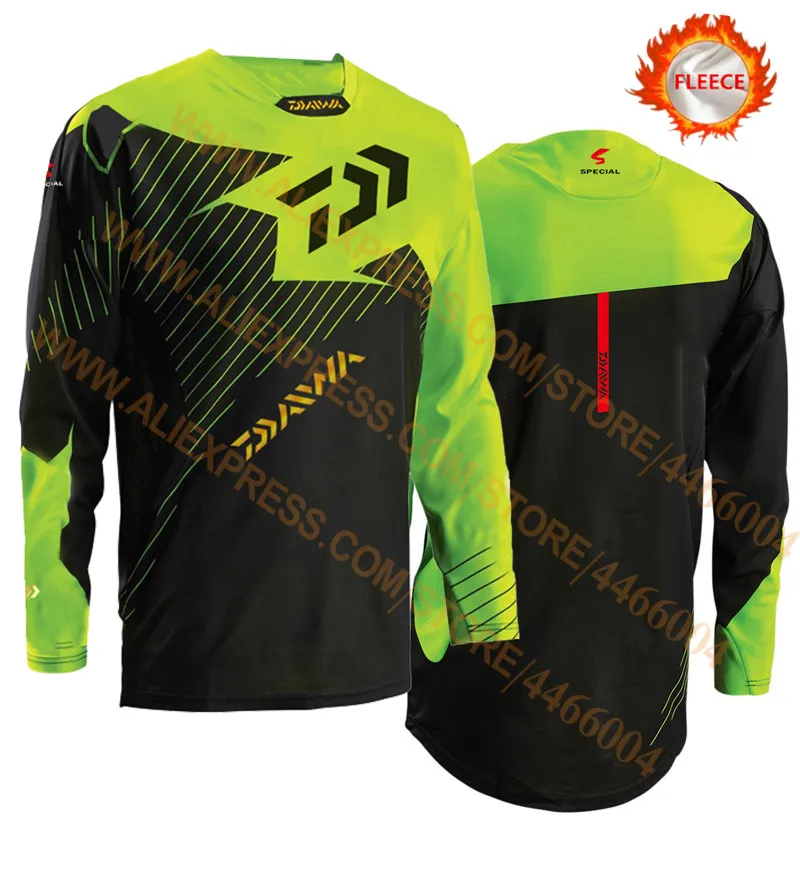 

Fishing Shirt DAIWA Outdoor Sports Shirt Clothing Men DAWA Fishing Shirts Long Sleeve Winter Keep Warm Fishing Clothes