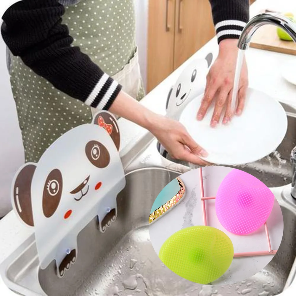 

1Pc Hot Magic Silicone Dish Bowl Cleaning Brush Multifunction Scouring Pad Pot Pan Wash Brushes Kitchen Cleaner Washing Tools