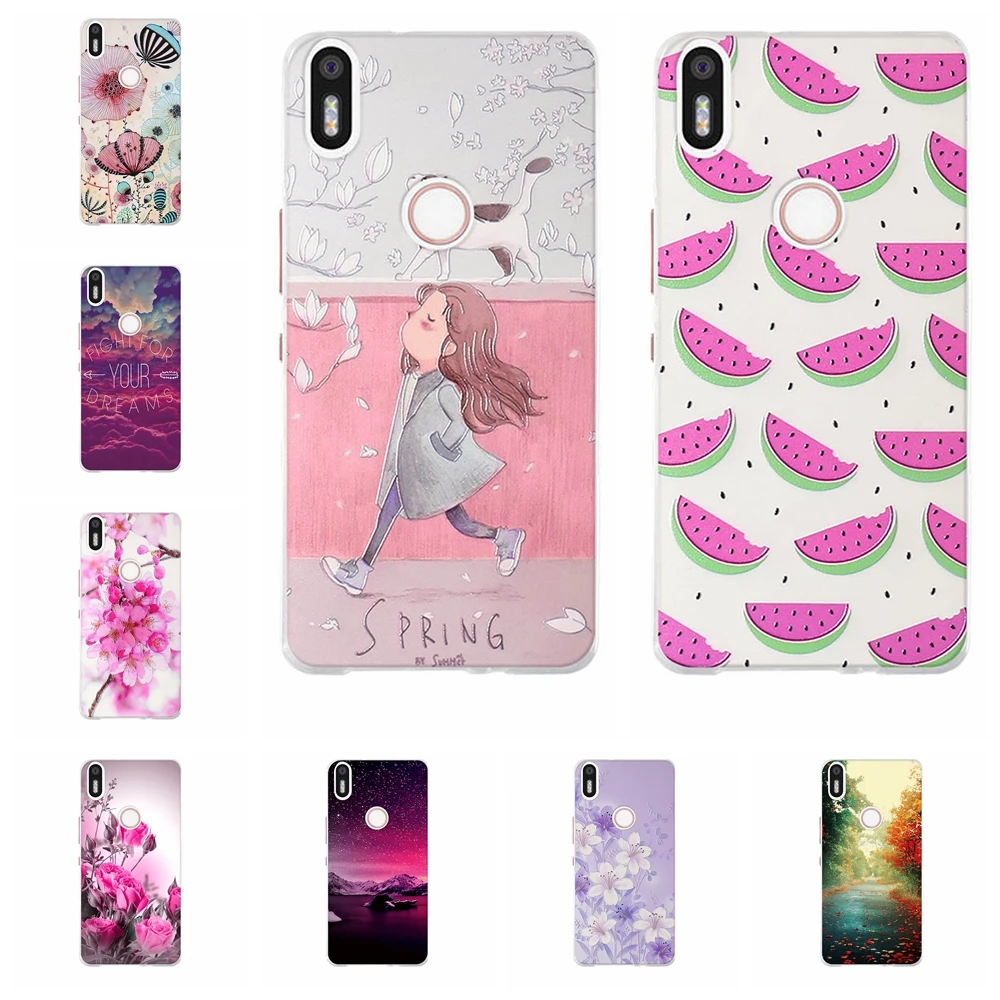

For BQ Aquaris X5 Plus Case Silicone Soft TPU Cartoon Painting Protective Back Cover 5.0" for BQ X5 Plus Case Cover Phone bumper