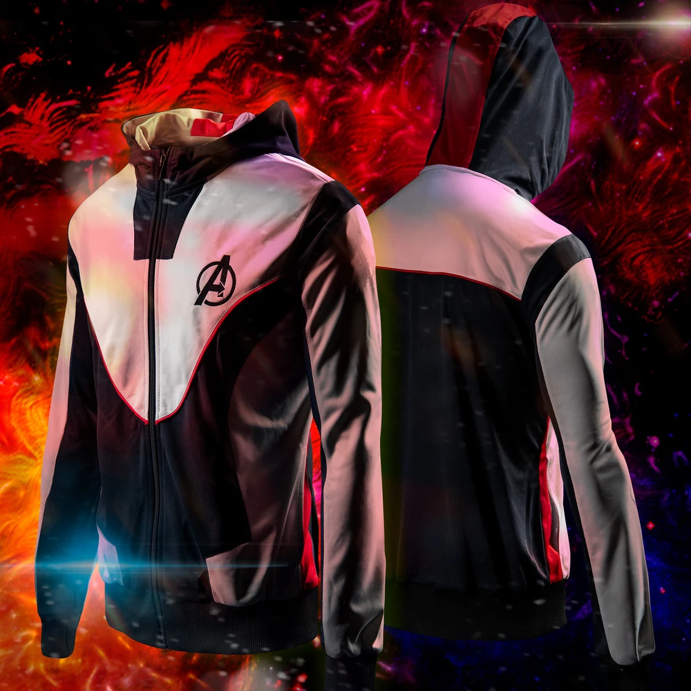 Avengers Endgame Hoodie Cosplay Avengers 4 Whatever It Takes Quantum Hoodies Cosplay Jacket Zipper Sweatshirt Costumes Preorde