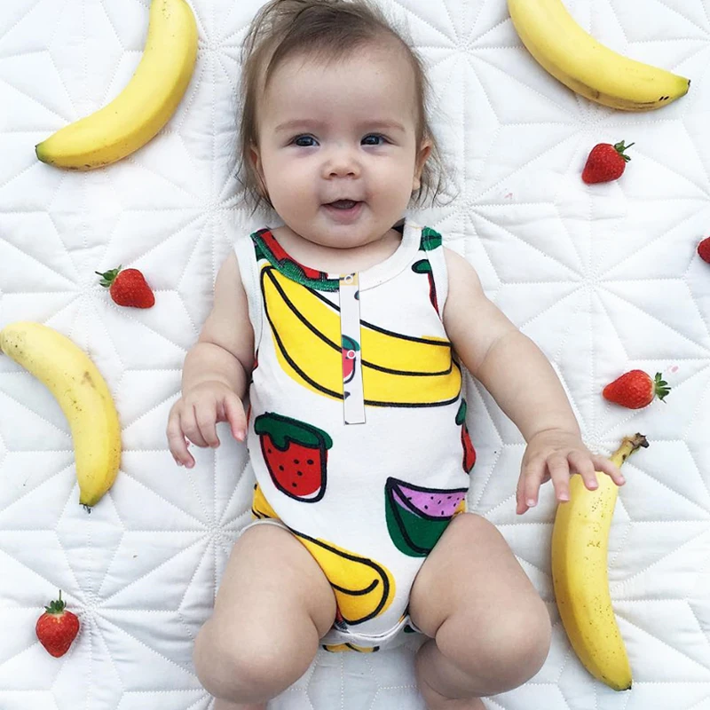 

TinyPeople baby onesies summer sleeveless cotton jumpsuit vests bebe dress bodysuit baby boys girls super cute newborn clothes