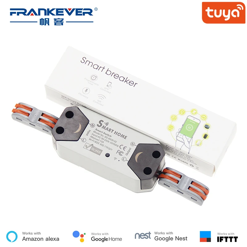 

Frankever Smart Wifi Switch Breaker Control Automation Module DIY Timer Universal Smart Home Work With Google nest and Alexa