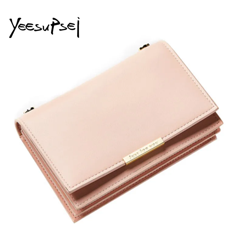 

YeeSupSei Women Chain Handbag Zipper Hasp Flap Shoulder Bags Metal Triangulation Ring Women Bga Large Capacity Crossbody Bag
