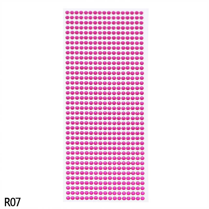 С диагональю экрана 3-6 мм 11 Цвета акриловый стикер в виде бриллианта, кристалла из ткани, имитирующий Стразы самоклеющаяся наклейка Мобильный/ПК машинки художественная Стикеры