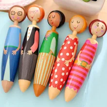 Шариковые ручки с милыми рисунками, 5 шт./лот, канцелярские товары, подарок для офиса, школьные принадлежности, детские подарочные ручки,, Papelaria