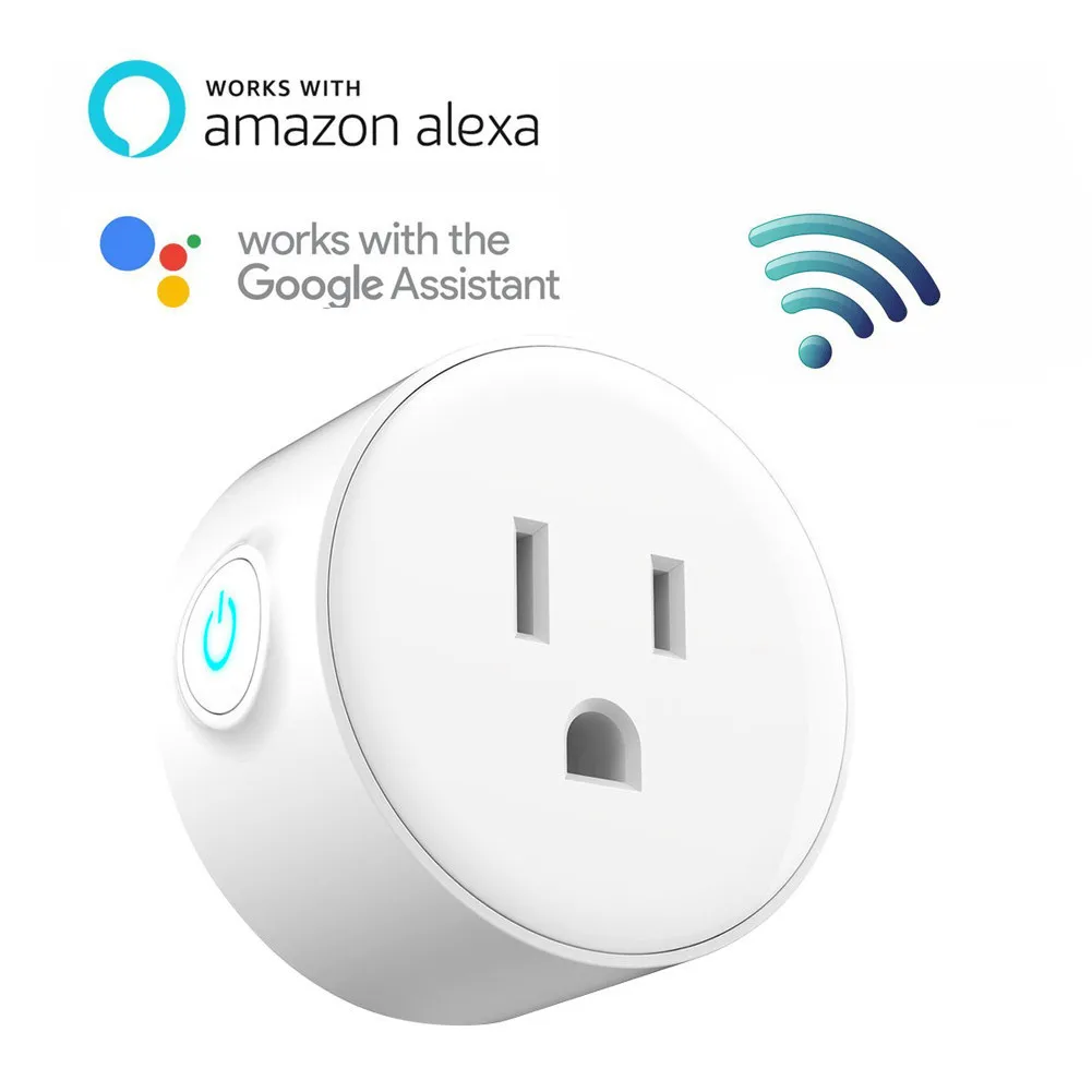 Wifi Smart Plug US Plug умный выбор времени розетка Беспроводное управление выходом функциональная вилка для автоматизации умного дома для Amazon Alexa