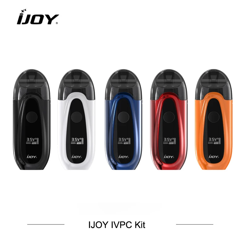 

New Arrival IJOY IVPC Kit Pod System Electronic Cigarettes 2ml IVPC Cartridges 350mah Battery Vaporizer Support 9w Power E cigs