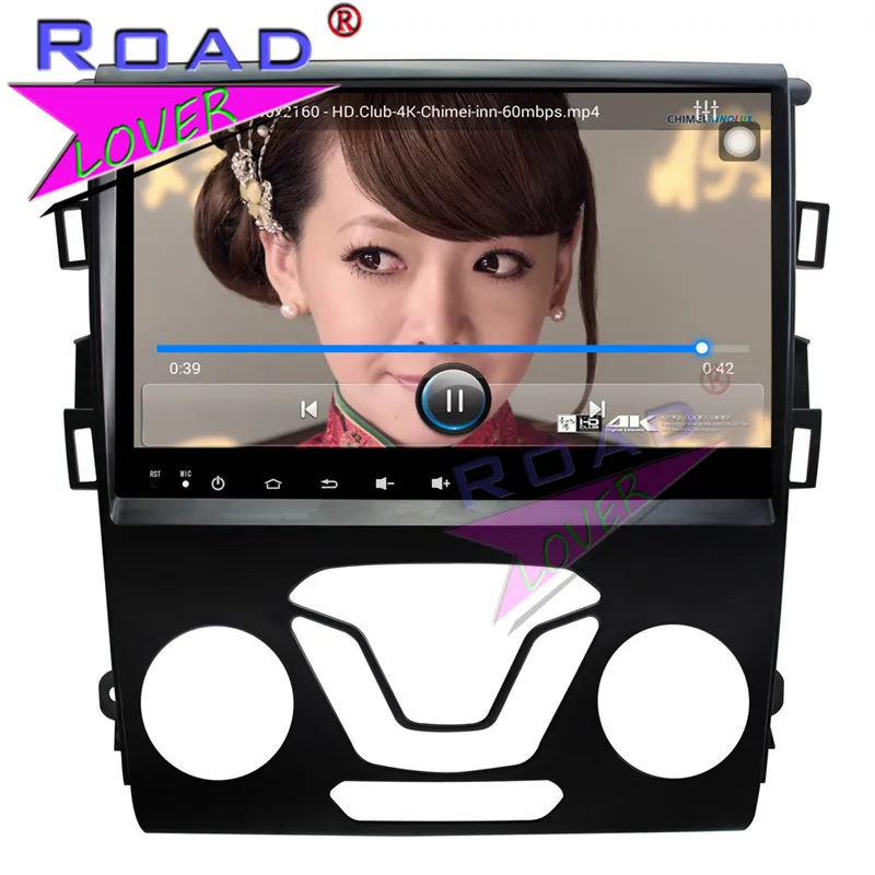 TOPNAVI Android 9. 0 2G + 32GB 9 &quotчетырехъядерный автомобильный ПК медиа плеер для Ford Mondeo 6