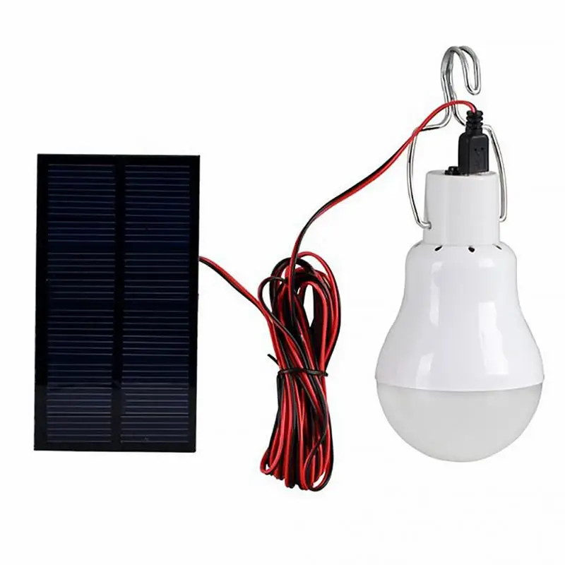 

Solar Lamp LED Fishing Light Bulb 110Llumens Portable Rechargeable Outdoor Lighting Tent Camping Lamp Shipping #22