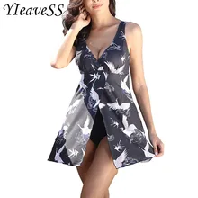 Одежда для плавания платье женский купальник большой плюс размер 5XL женский ретро купальник отжимать танцини пляжная одежда купальный костюм большой цельный