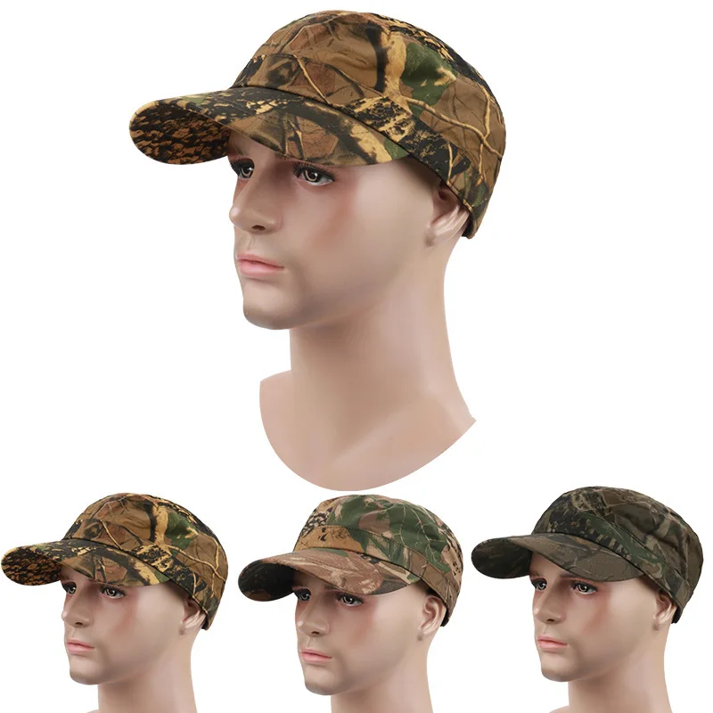 Outdoors Jungle Camouflage Cotton Hats Sunscreen Hats plastic