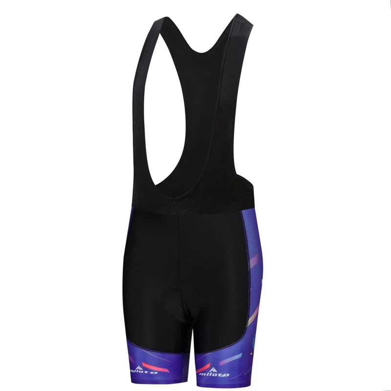 MILOTO одежда высшего качества для женщин велосипедный короткий нагрудник уличная одежда велосипед велосипедный спорт Велоспорт 3D мягкий для верховой езды велоси - Цвет: 10 Bib shorts