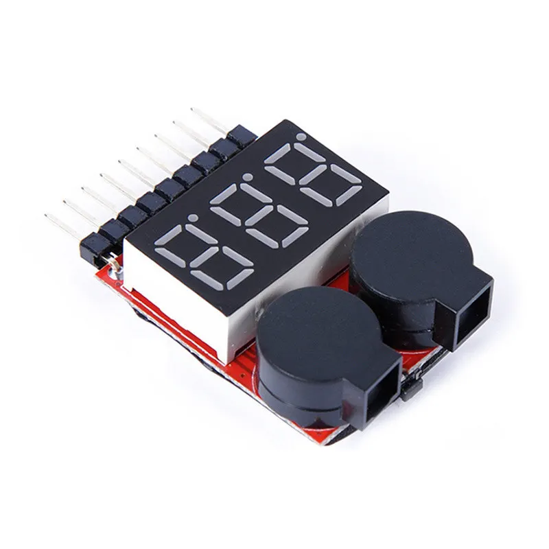 1 шт. 2 IN1 низкая зуммер S 8 Lipo батарея Li Fe на RC Напряжение метр тестер мониторов для
