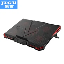JIGU 5 Вентилятор 2 USB охлаждающая подставка для ноутбука Регулируемый кулер для ноутбука+ держатель для 12-17' ноутбука usb вентилятор