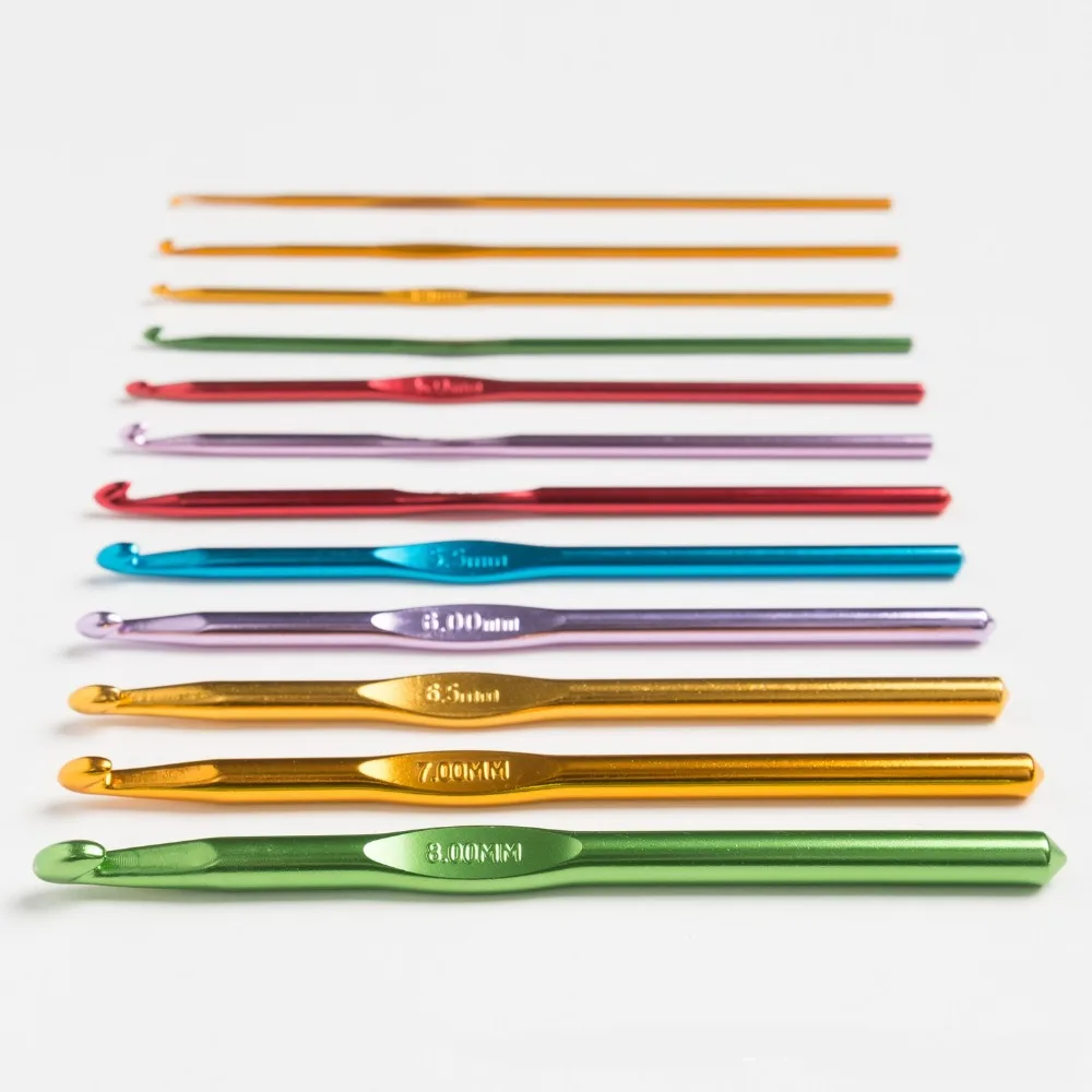 Buy 22 pcs Crochet Hook Knitting Needles Set Sweater Muffler Weaving tools