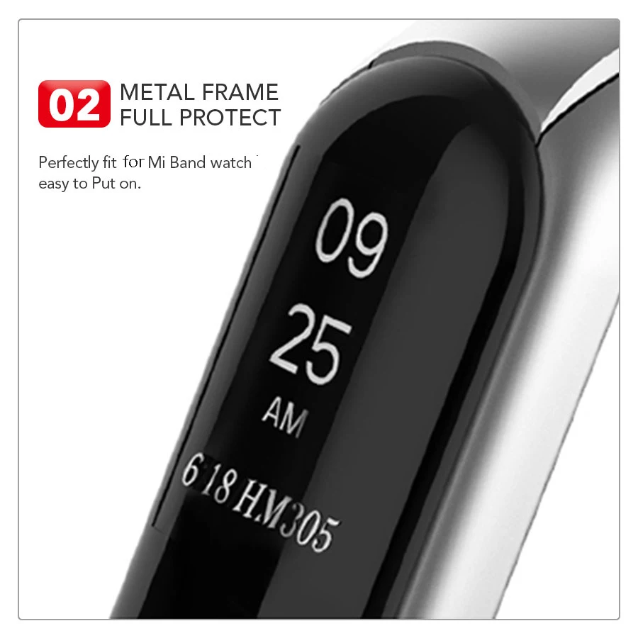 Ремешок из нержавеющей стали для Xiaomi Mi Band 4 3 сменный Браслет с переплетением и