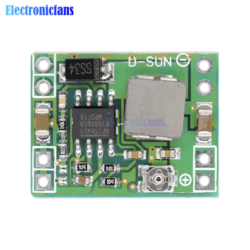 5 шт./лот мини DC-DC понижающий модуль питания 3 А 4,5-28 В до 0,8-20 в Регулируемый понижающий преобразователь для Arduino Замена LM2596