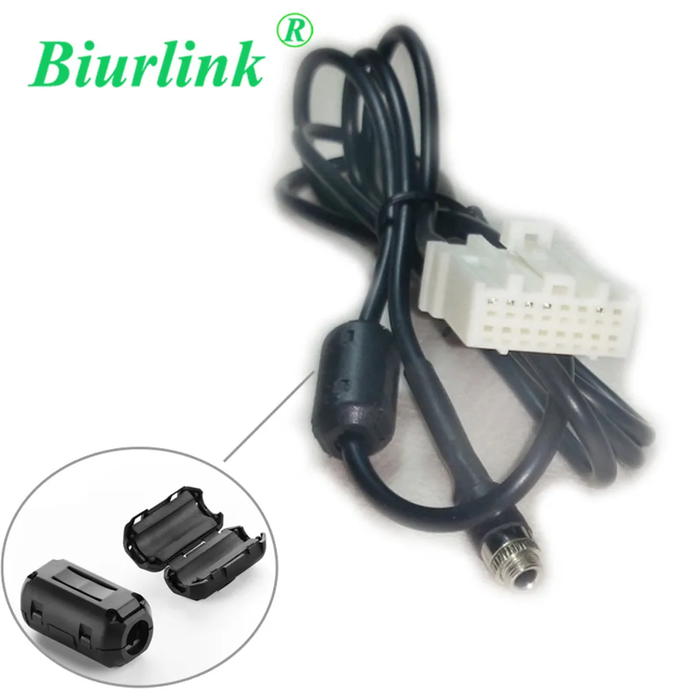 

Biurlink Car Audio Device Aux Adapter Cable with Braid for Mazda 2 3 5 6