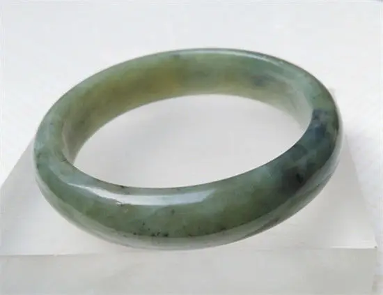

Hot sell ->@@ New Chinese Jade Jewelry 100% Natural Chinese Xiuyu GREEN Jade Bracelet 60.5MM NEW -Top quality free shipping