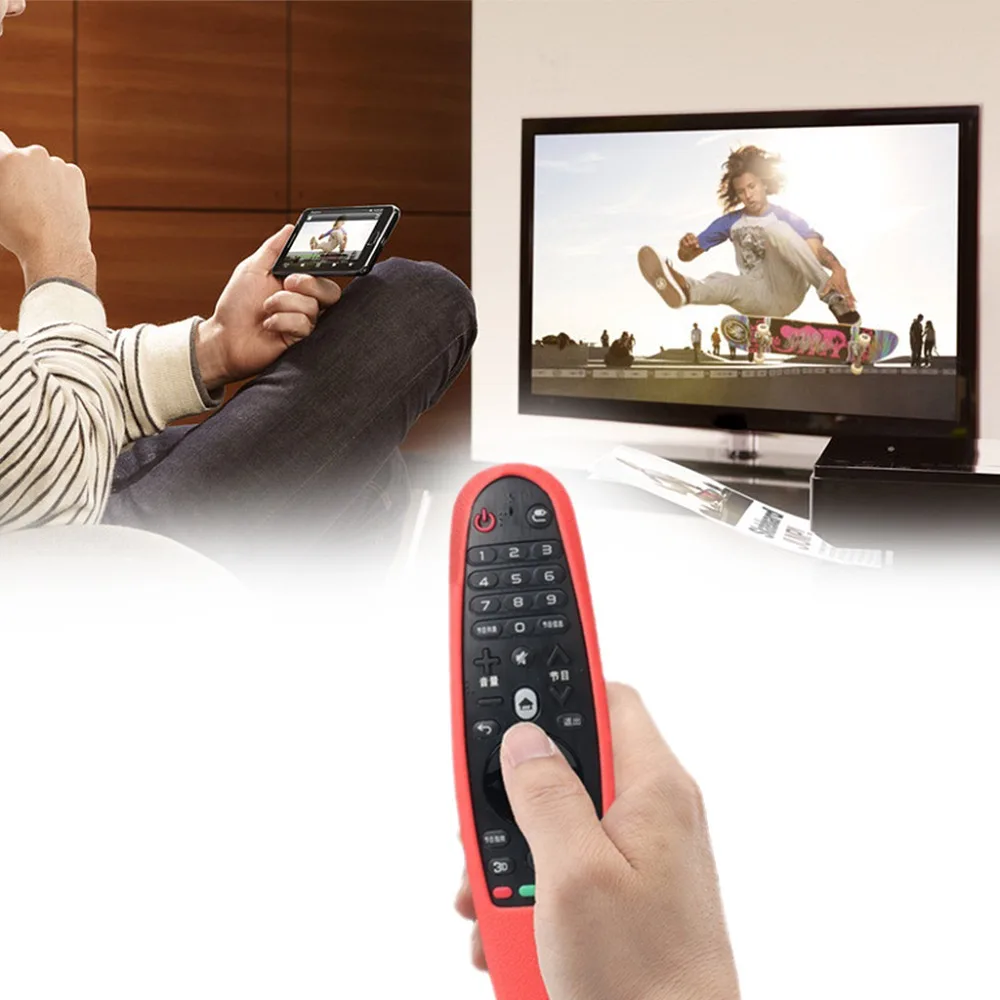 

Silicone Cover Case Protective Skin For LG AN-MR600 Smart TV Remote Controller