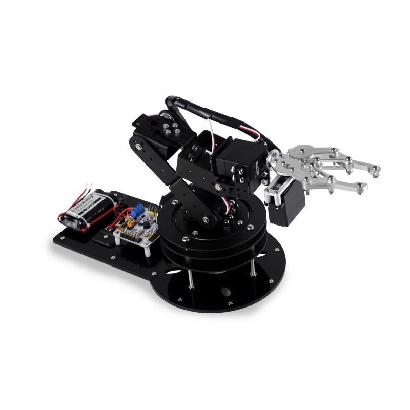 Промышленный робот 550 механическая рукоятка сплав манипулятор 6 градусов робот кронштейн с 6 шт. LD-1501MG сервоприводы+ 1 захват из сплава