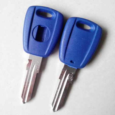 10PCS Car Key Case Blanks For Fiat Punto Stilo Uncut Blade GT15R Transponder Key Shell Cover