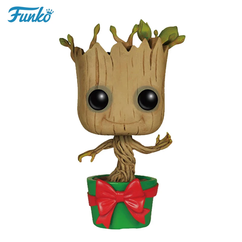 FUNKO POP! 1 шт. виниловая кукла Marvel Guardians of The Galaxy Groot для детей на день рождения