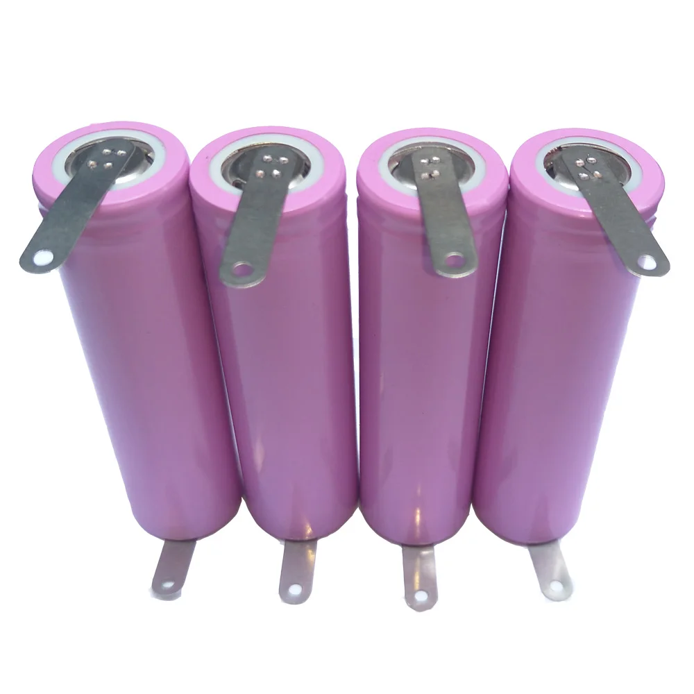 4 шт. перезаряжаемая батарея 3 7 V 2600mAh 18650 литий ионные батареи 5C разрядка ионная