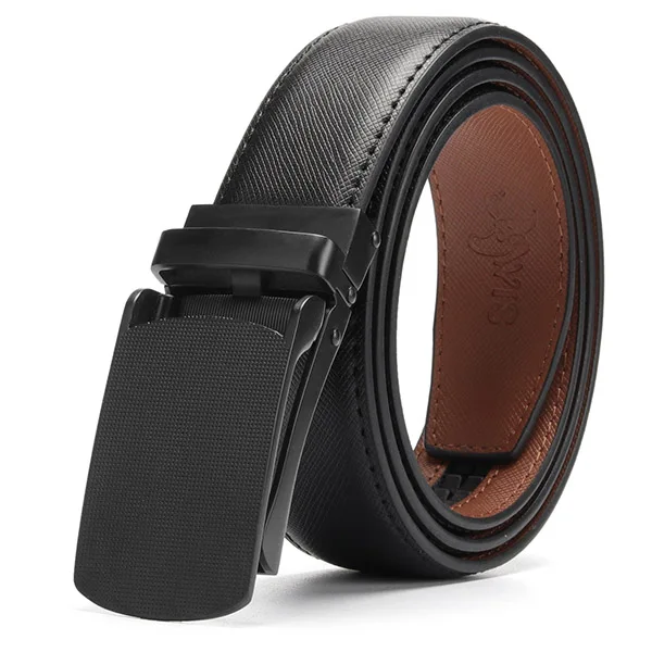 [DWTS]Belt Male Men's belt  Genuine Leather Strap luxury brand Automatic Buckle Belts For Men Belts Cummerbunds  cinturon hombre bullhide belts Belts