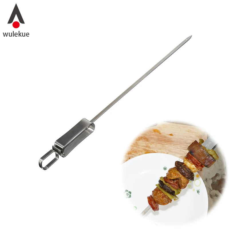 Buy Wulekue Long Handle Barbecue Fork Shish Kebab
