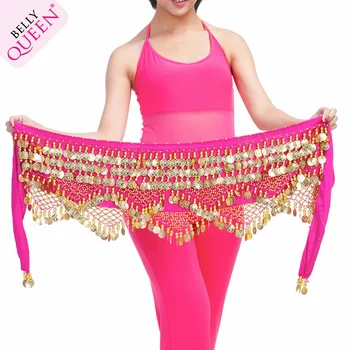 

Gold And Silver Coins Belly Dance Waist Chain Hip Scarf Belly Dance Belt