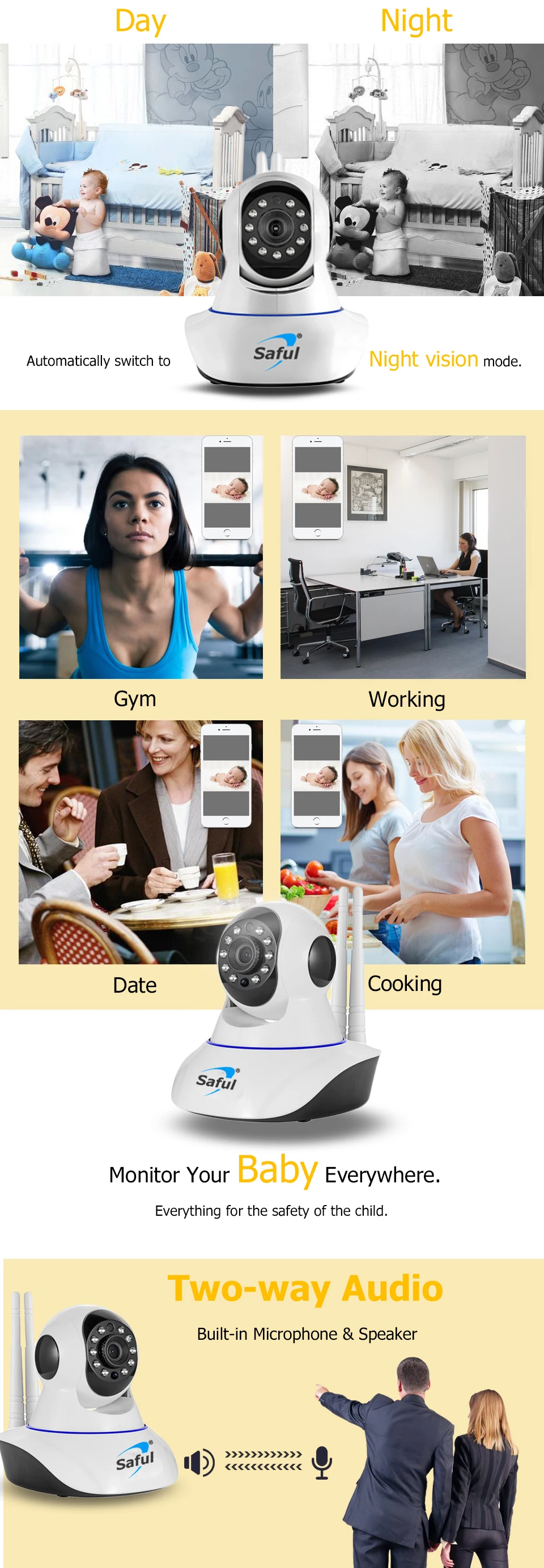 IP Camera WiFi Wireless (4)