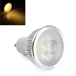 Светодиодные лампы затемнения GU10 свет 6 Вт 220 В 540LM теплый белый Светодиодный прожектор Светодиодные лампы
