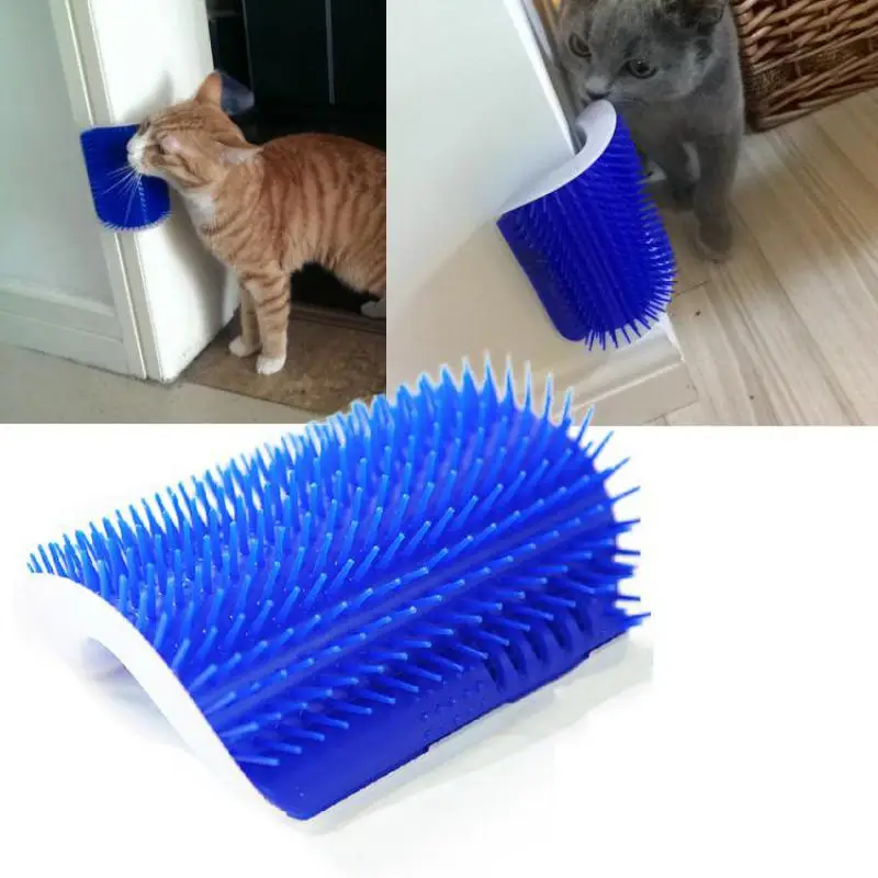 

Hot Sale Pet Cats Supplies Cat Massage Comb Device Self Groomer with Catnip Pet Cat Toy For Cat Brush Comb