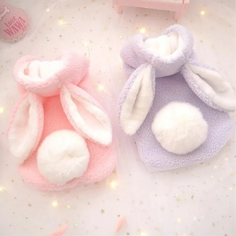 

2018 Dog Clothes for Chihuahua Pet Costume Puppy Hoodies Rabbit Dog Coat Jacket Rabbit Pajamas Clothes