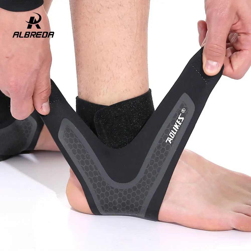 1 Piece Sports Ankle Support Protect Football Basketball Badminton Protection Bandage Elastic