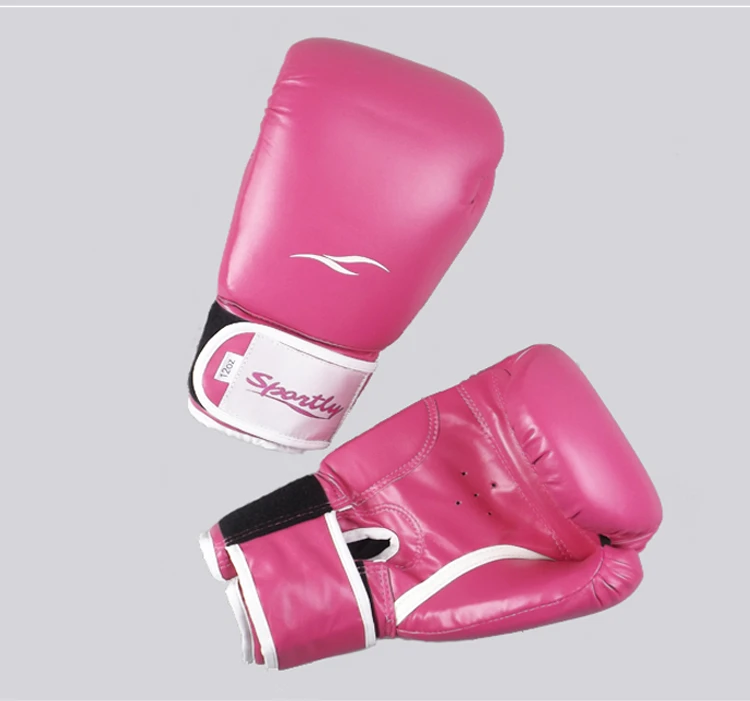 Guantes de boxeo hombres y mujeres, Guantes entrenamiento Sanda, Karate, MMA, gimnasio, crossfit, Muay Thai, Protector de lucha, Guantes Guantes rosa blanco| | - AliExpress