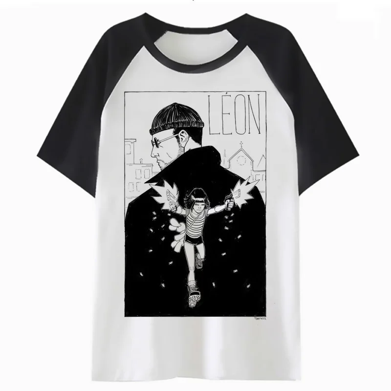Женская футболка с рисунком leon the professional kawaii harajuku K2585 | одежда