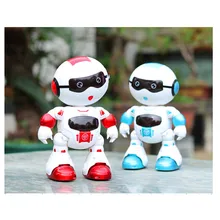 LeZhou Smart Touch управление Программируемый голосовое взаимодействие поет танец Радиоуправляемый игрушечный робот подарок для детей синий/красный