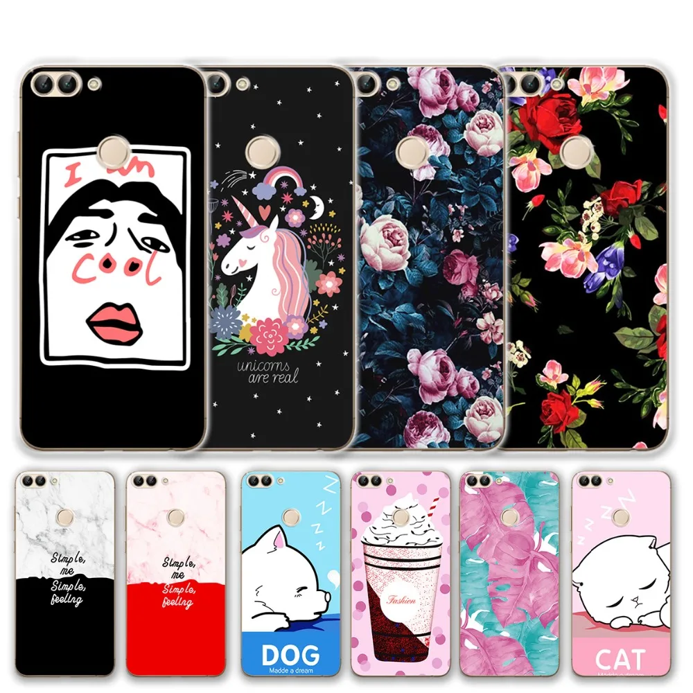 

YOUVEI Chic Lovers Phone Case For Huawei P smat New Painted P10 P20 Lite P20 Pro Silicone Cover For Huawei Nova 2i Y3 Y5 Y6 2017