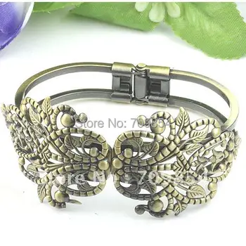 

free shipping!!! / bracelet diam:65*52mm Antique bronze bracelet jewelery findings/bracelet accessories
