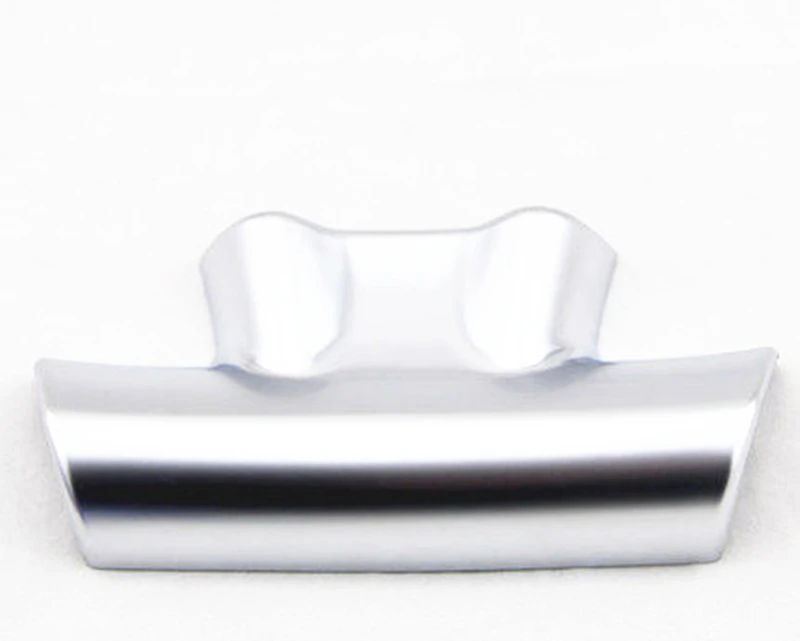 Высококачественная АБС хромированная отделка рулевого колеса внутренняя отделка блестки Отделка приборной панели для CITROEN Elysee C-Elysee - Цвет: silver 1pcs matte