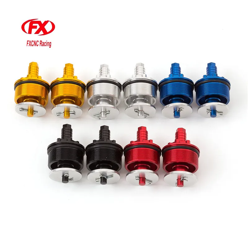 

FX CNC 41MM Motorcycle Preload Adjusters Fork Bolts Fits Showa 41mm Conventional Forks For HONDA CB400 1992-1998 CB750 1992-2001
