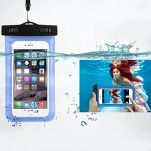 Сумки для плавания водонепроницаемая сумка с подводным чехлом универсальный чехол для телефона все модели 3,5 дюймов-6 дюймов для iphone