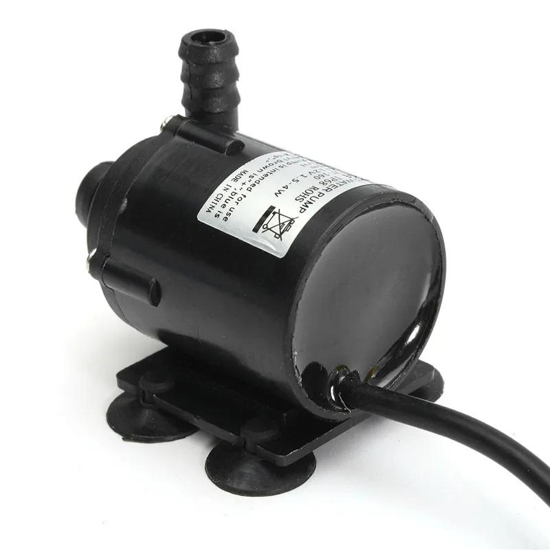 Водяной насос DC 12V 280L/H Бесщеточный мини водяной погружной двигатель простой в