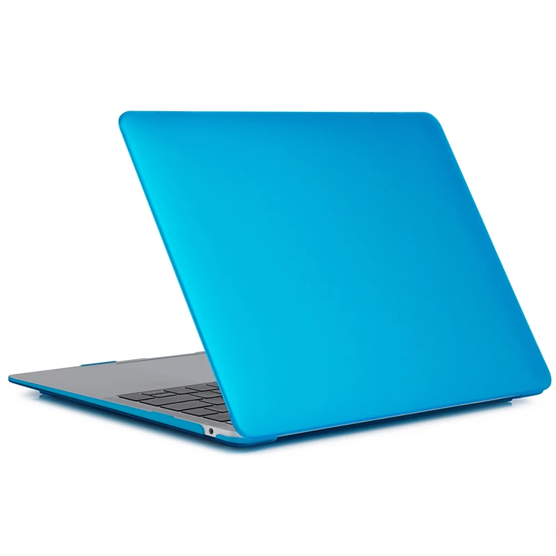 Синий Для Apple MacBook Air Case A1932 13,3 дюймов анти-капля и пылезащитный матовый сплошной цвет Жесткий чехол оболочка - Цвет: Синий
