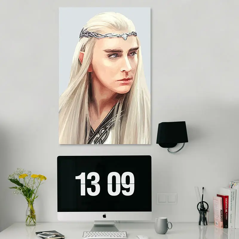 

DIY digital painting The Lord of the rings Legolas modular painting coloring by numbers room decoration for boys and girls kids