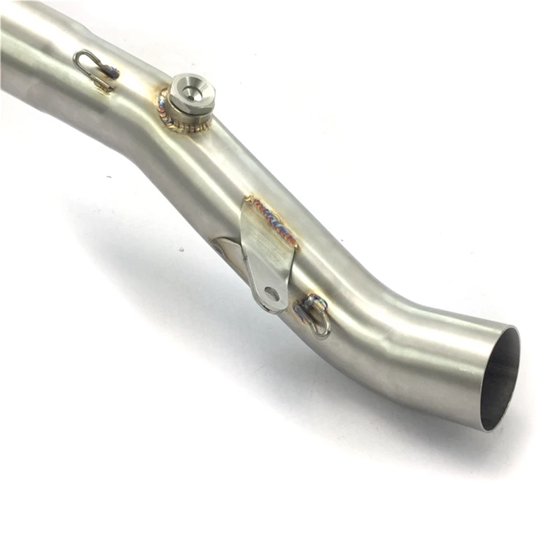 MTCLUB For Yamaha MT-09 FZ-09 MT09 MT 09 FZ 09 2014 2015 2016 17 Motorcycle Modified Muffler Exhaust Contact Middle Pipe Set (5)